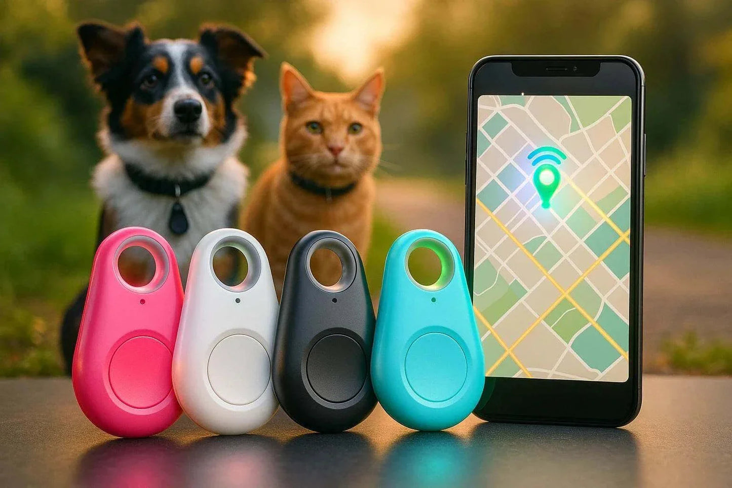 LUMILUX™ Collare LED per Cani con Tracker Inclusa - Paw Glamour™