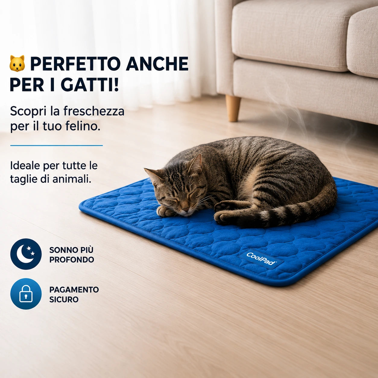 CoolPad™ | Il Tappetino Autorinfrescante per Cani e Gatti
