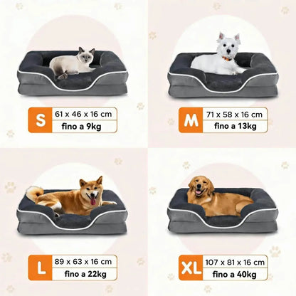 DORMELA™ Cuccia Ortopedica per Cani e Gatti in Memory Foam - Paw Glamour™