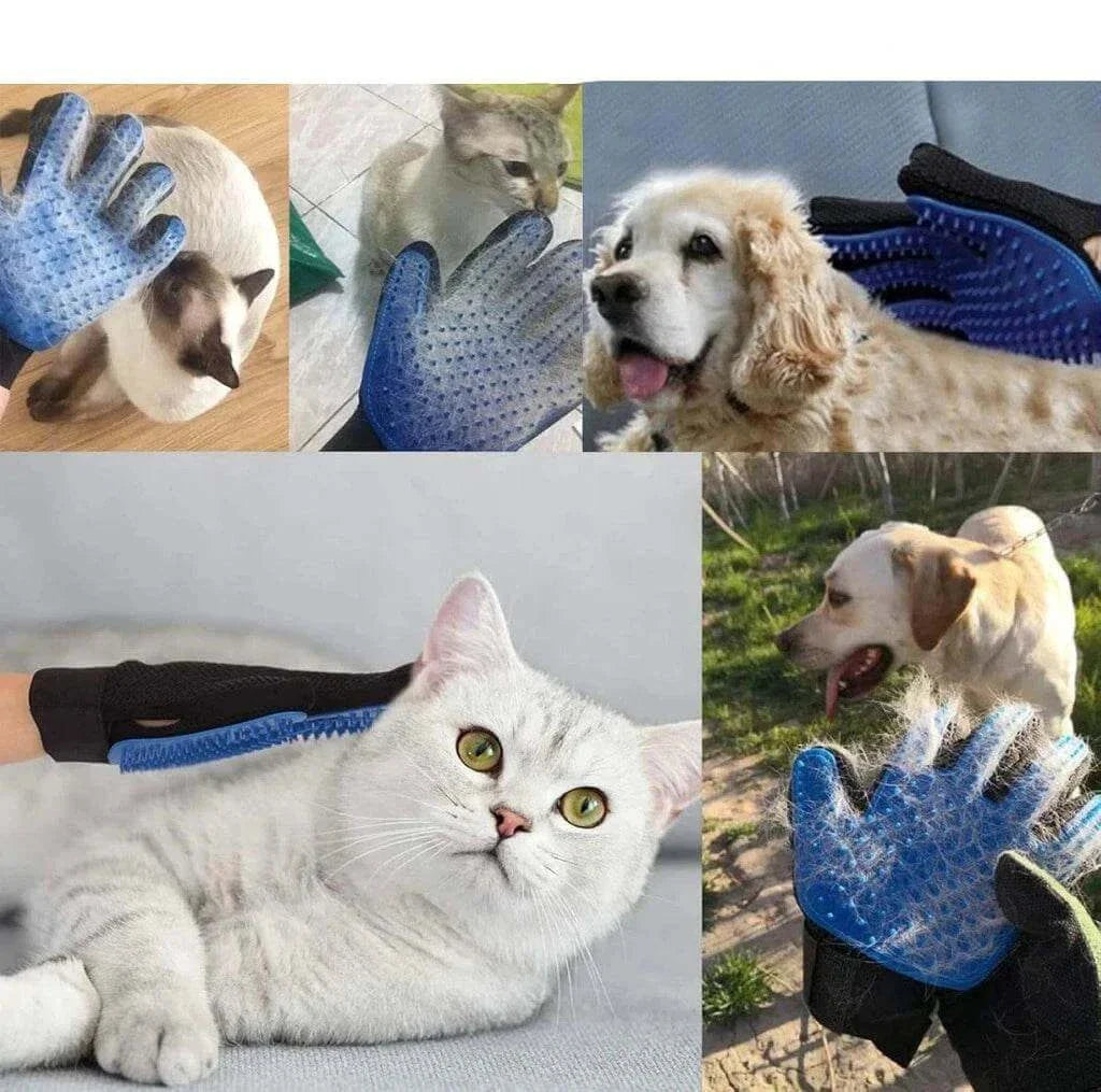 Guanto Toelettatura Animale GLUFFY™: Coccole Speciali per il Tuo Pet - Paw Glamour™
