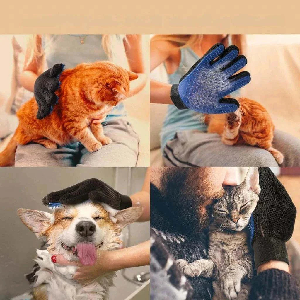 Guanto Toelettatura Animale GLUFFY™: Coccole Speciali per il Tuo Pet - Paw Glamour™