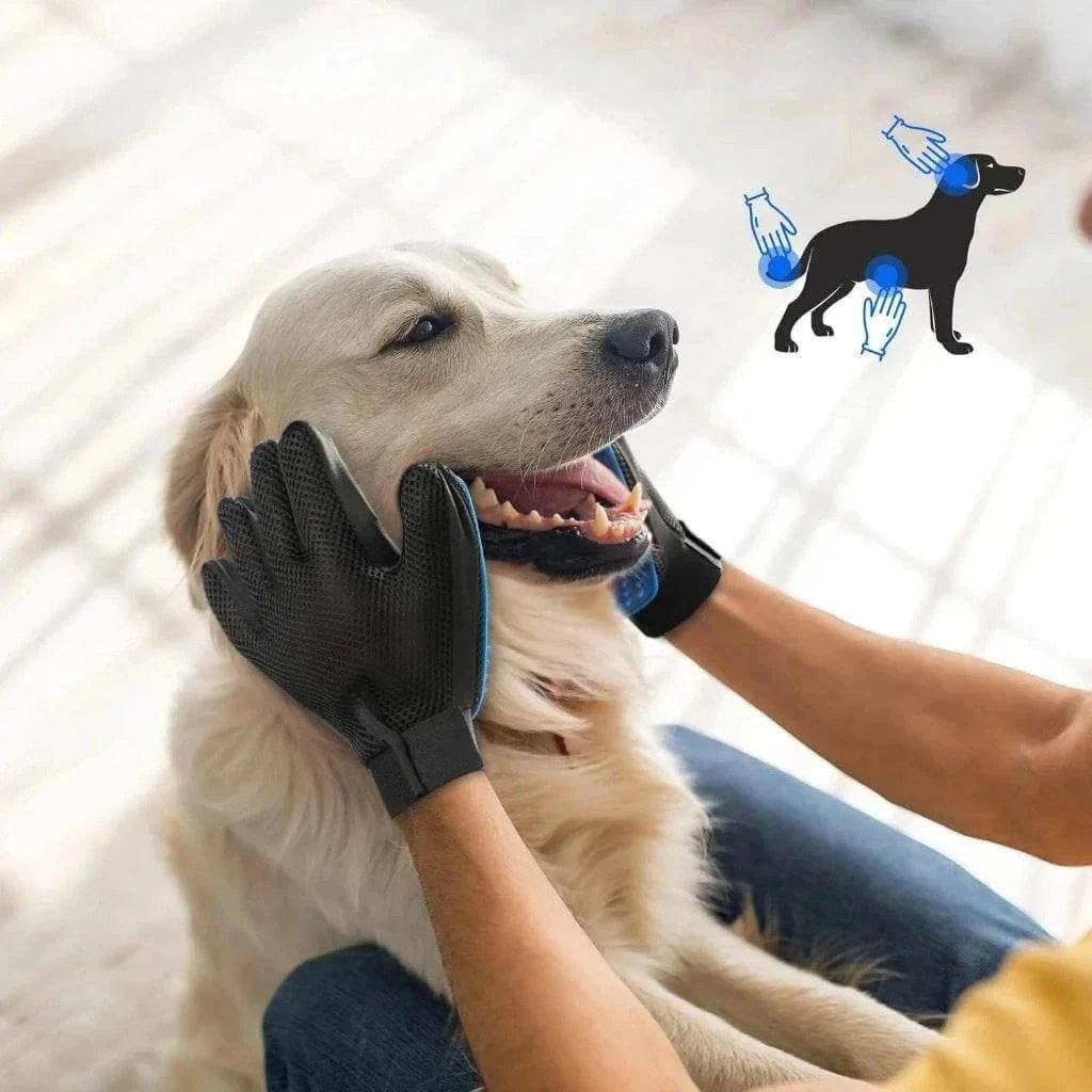 Guanto Toelettatura Animale GLUFFY™: Coccole Speciali per il Tuo Pet - Paw Glamour™