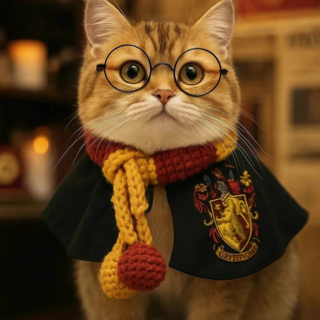 PETWARTS™ – Il Costume Magico per Cani e Gatti Ispirato al Mondo di Hogwarts - Paw Glamour™