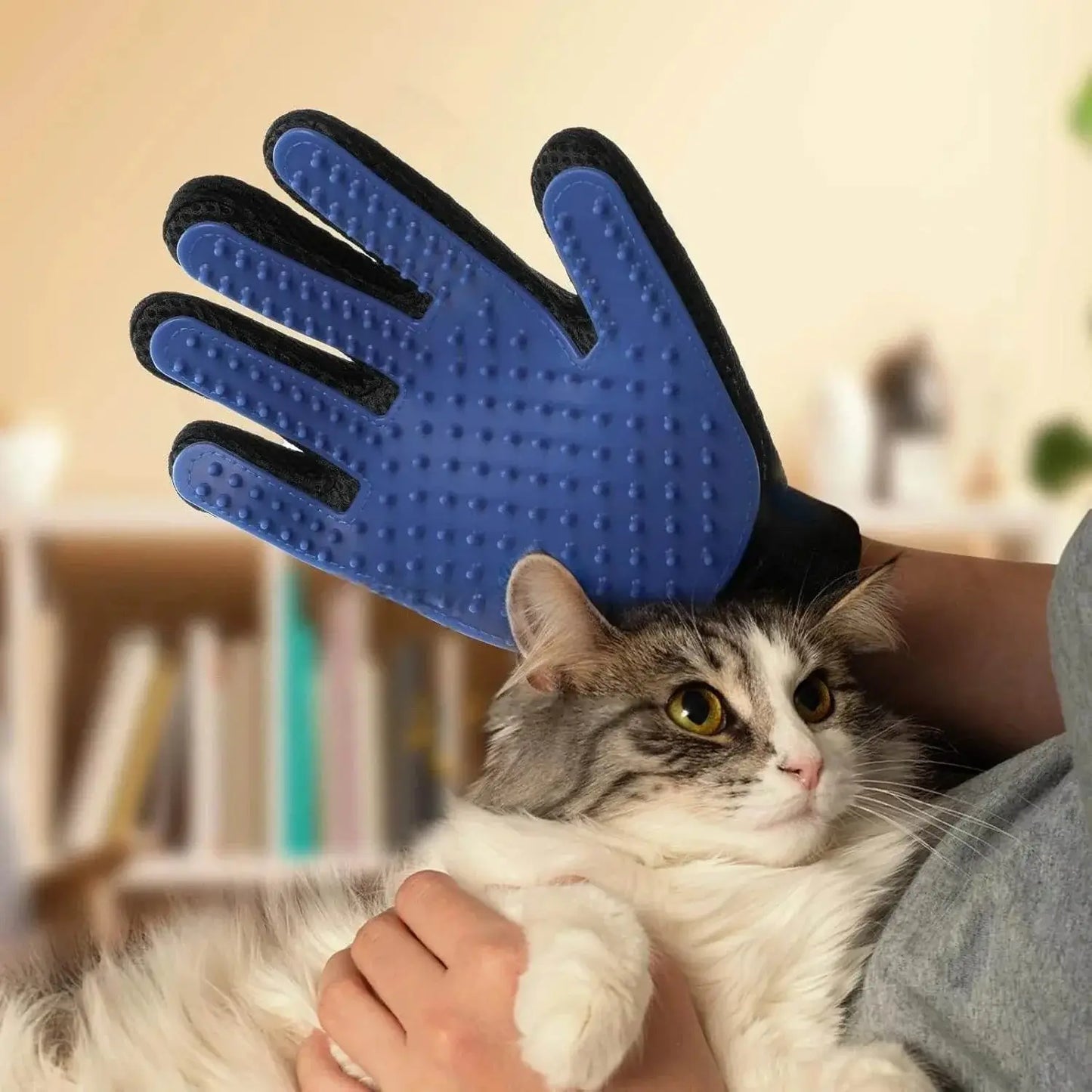 Guanto Toelettatura Animale GLUFFY™: Coccole Speciali per il Tuo Pet - Paw Glamour™